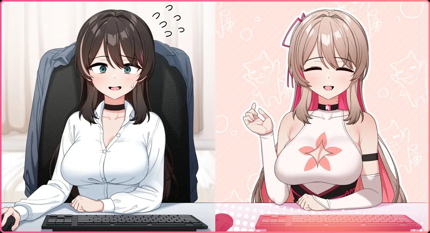 サブ救って! ゲームスクリーンショット 魔法少女配信者RPG