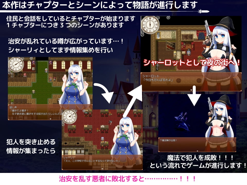 魔女っ子シャーリィ H場景 可愛系