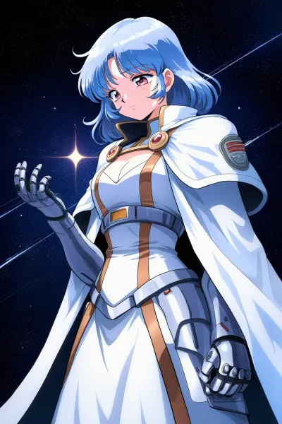 NovelAI AI動漫英雄星空場景，高品質動漫圖片
