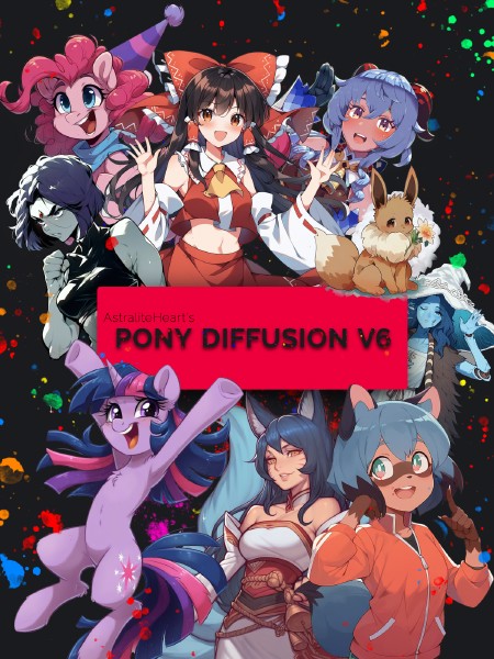 Pony Diffusion V6 XL 二次元動漫風格模型