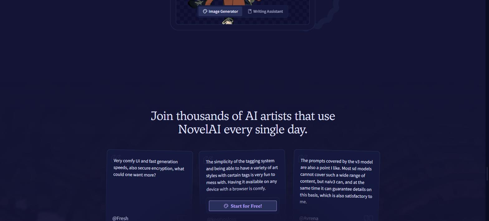 NovelAI 用戶真實評價與使用心得