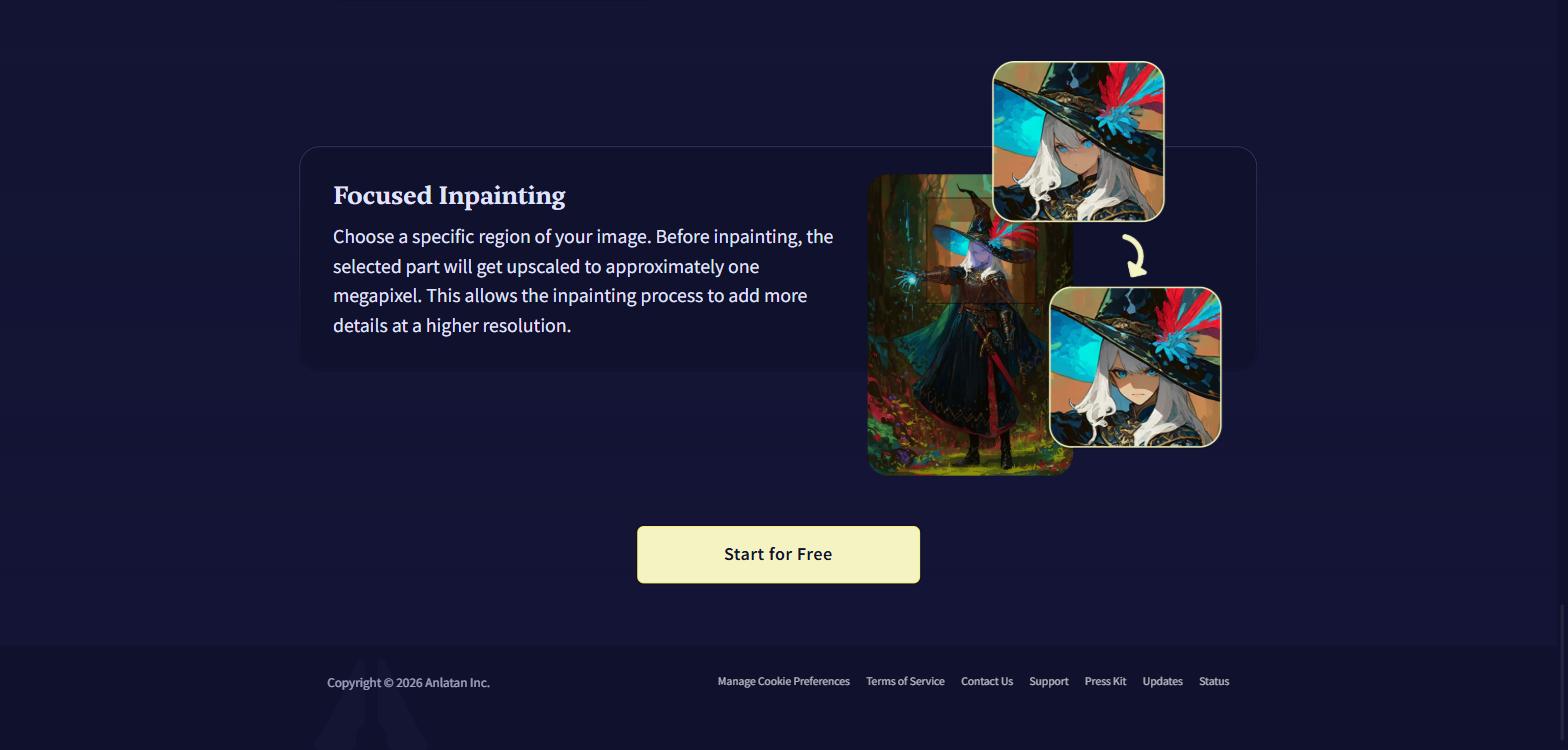 NovelAI V4.5 Focused Inpainting 精準局部修圖 放大至1MP再修復