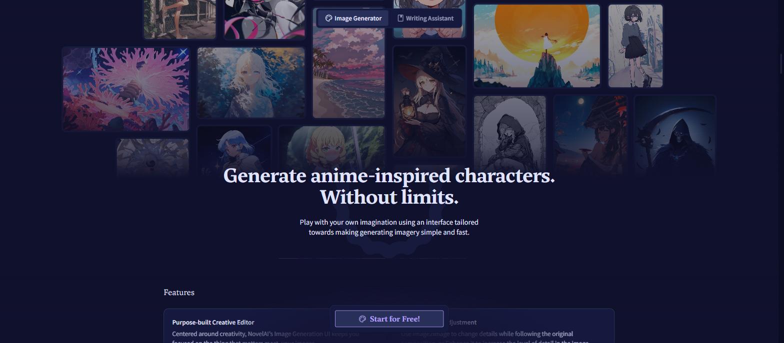 NovelAI截圖